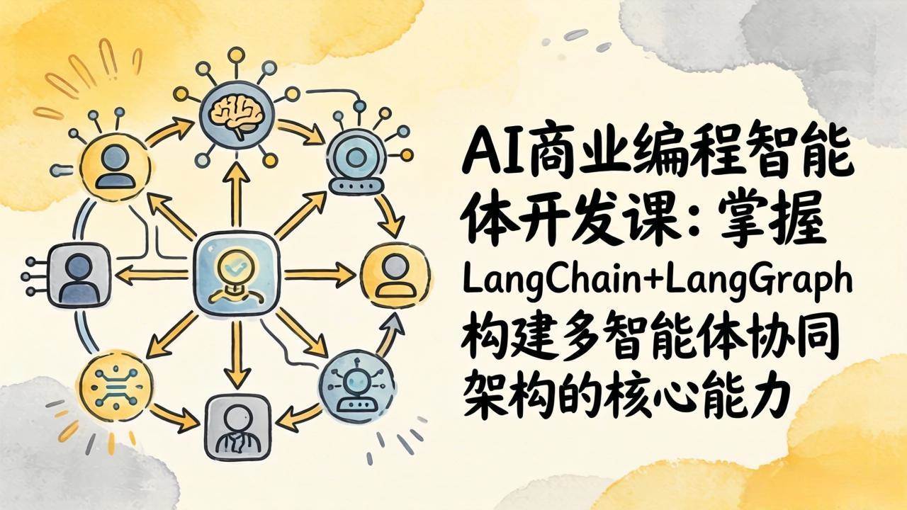 （17608期）AI商业编程智能体开发课：搞定LangChain+LangGraph，让多智能体一起干活-安索博客网