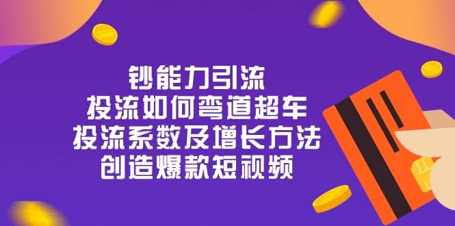 钞能力引流：投流弯道超车，打造爆款短视频的20节秘籍-安索博客网