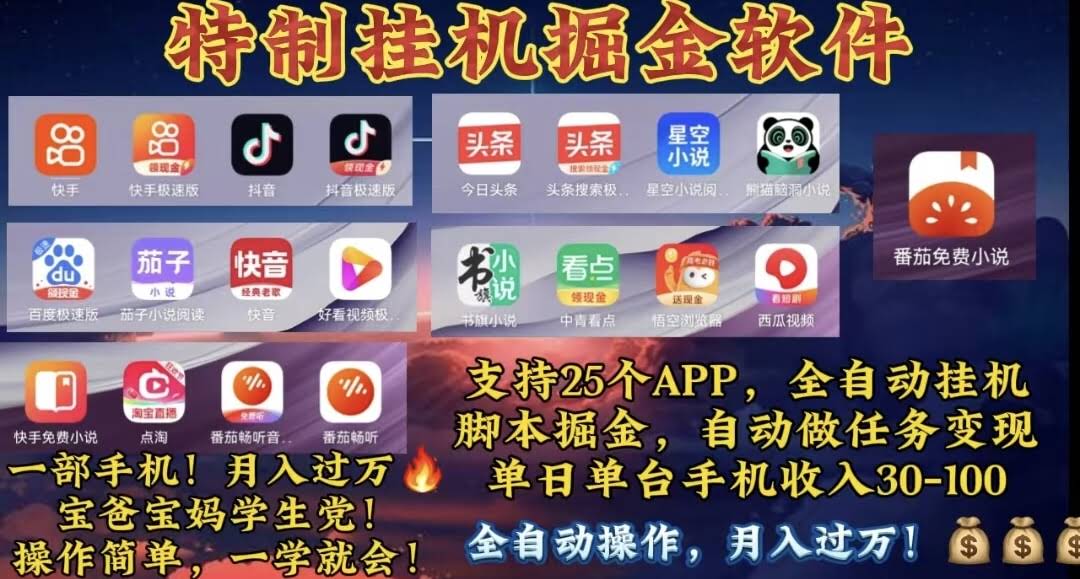 月入过万？挂机就能搞定！简直不要太简单！-安索博客网
