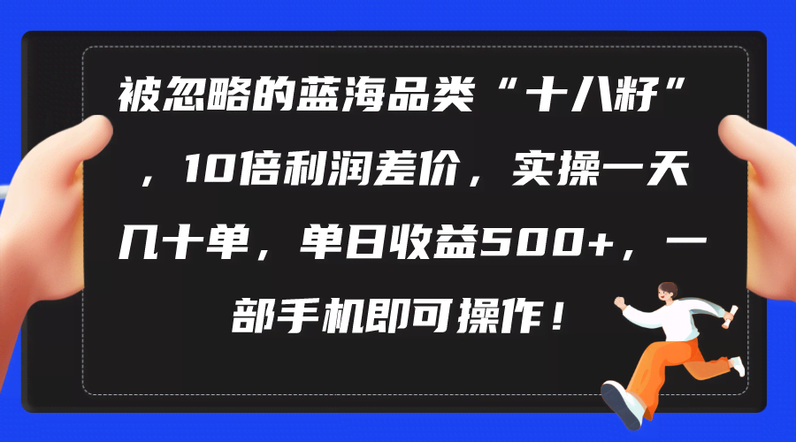 被大家忽略的蓝海品类“十八籽”，利润能翻10倍，一天干几十单，日赚500+-安索博客网