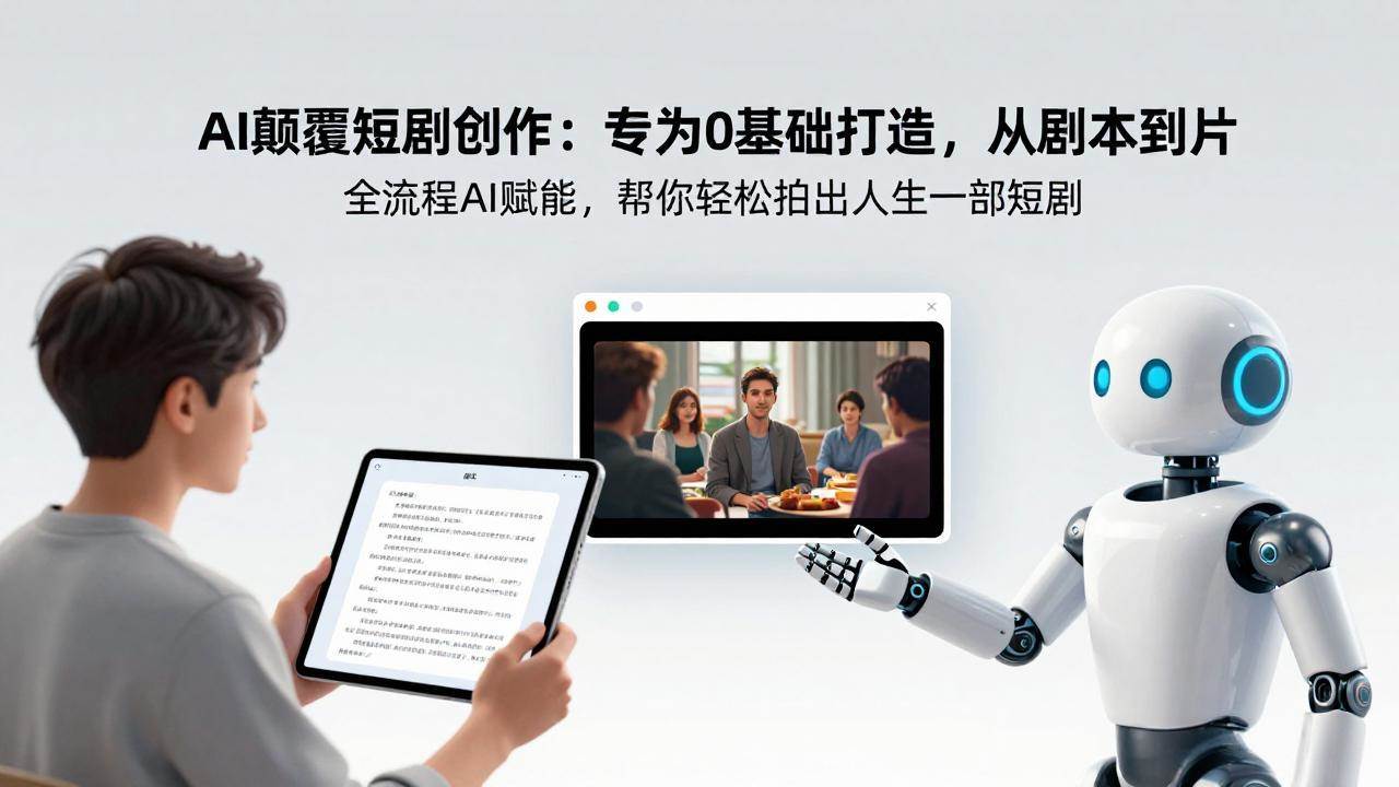 17564期：用AI拍短剧，零基础也能轻松搞定！从剧本到成片，全程帮你搞定人生第一部短剧-安索博客网