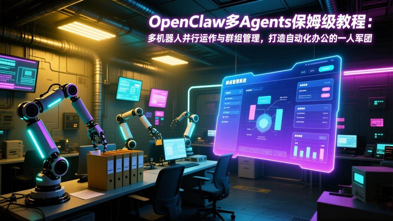 手把手教你玩转OpenClaw多Agents：一人搞定多机器人协同，打造自动化办公超能力-安索博客网