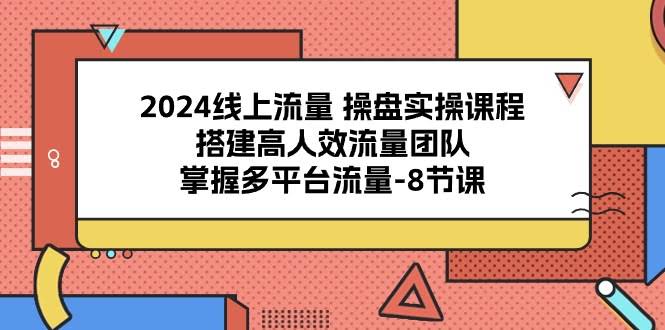 （10466期）2024线上流量实操课，8节课教你搭建高效流量团队，玩转多平台-安索博客网
