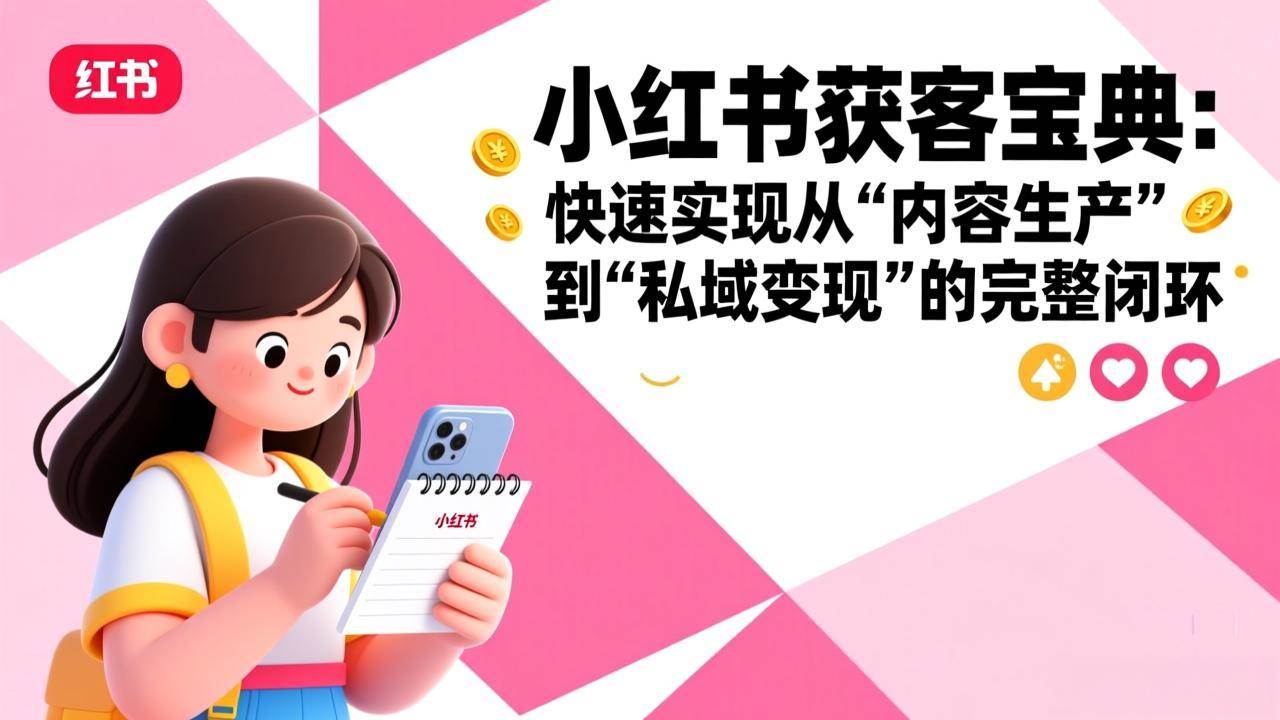 小红书获客秘籍：轻松搞定从“写内容”到“引流赚钱”的全流程-安索博客网