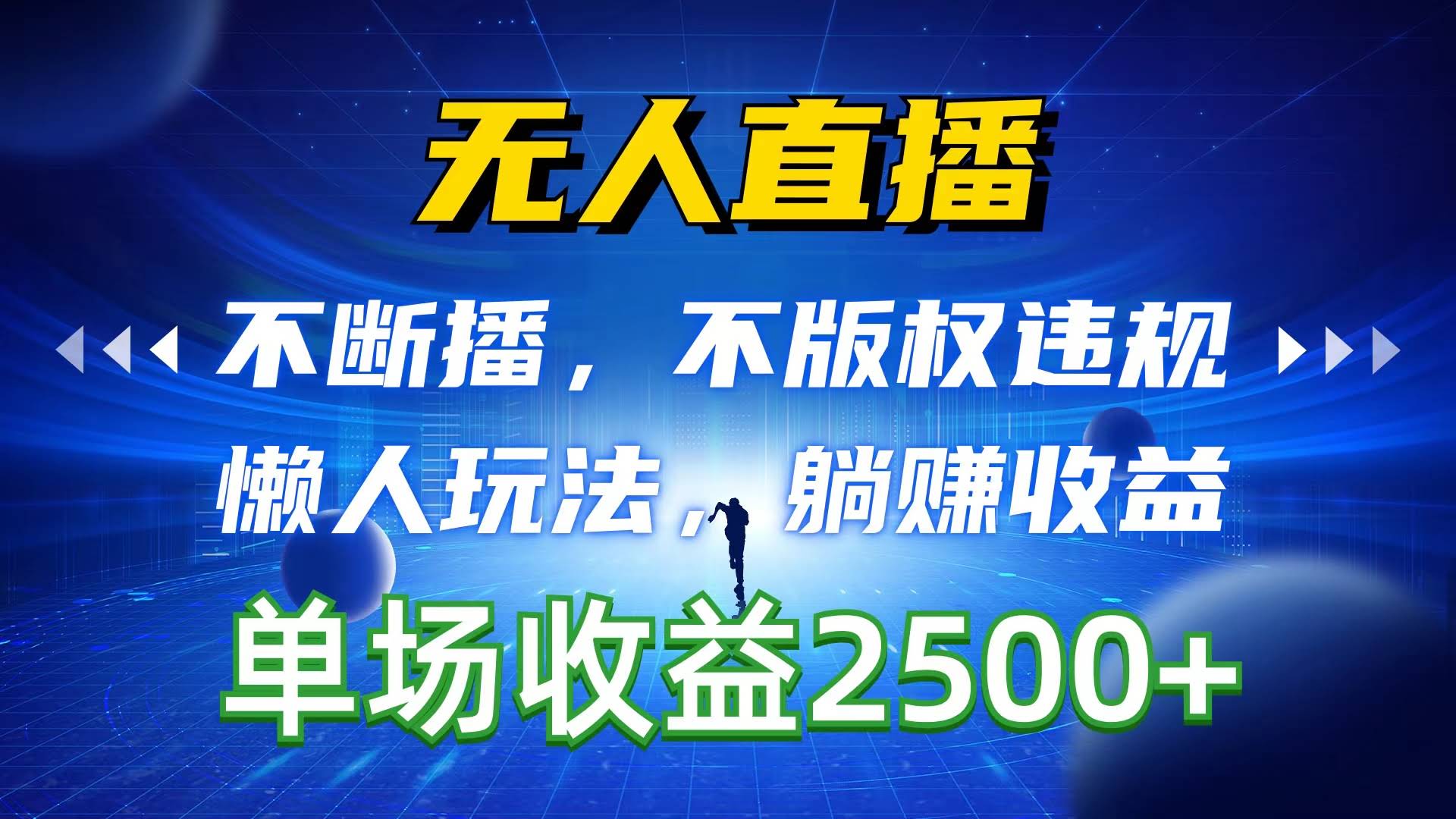 （10312期）无人直播新玩法：躺着赚钱，一场赚2500+！-安索博客网
