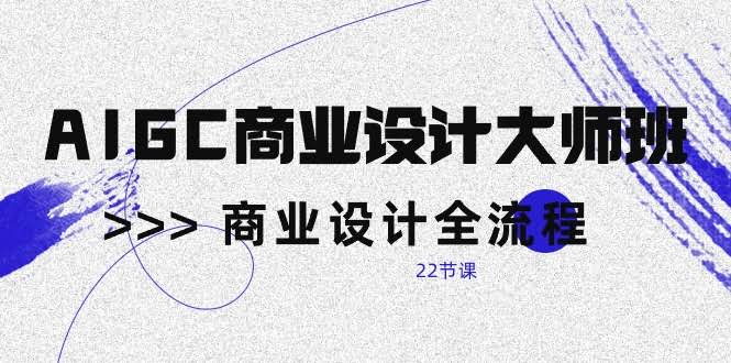 （10250期）AIGC-商业设计大师班，商业设计全流程（22节课）-安索博客网