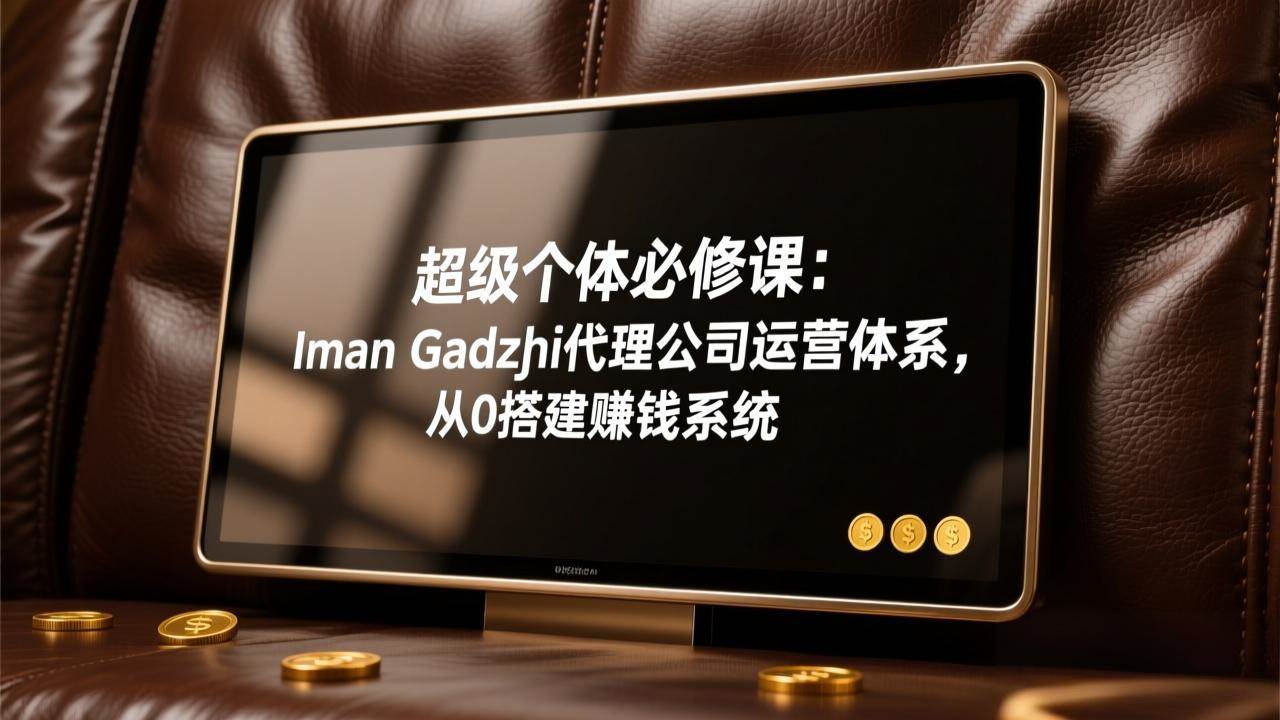 （17525期）超级个体必修课：Iman Gadzhi代理公司运营体系，从0搭建赚钱系统-安索博客网