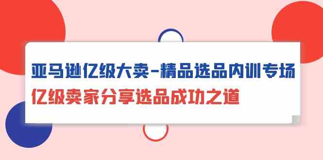 亚马逊亿级大卖教你选品内训，大佬分享爆款秘诀-安索博客网