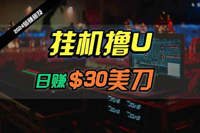 日赚30美金？2024海外挂机撸U新路子，全程自动跑，还能批量搞-安索博客网