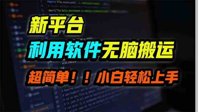 （9745期）新平台搬运视频，靠软件轻松月入过万，小白也能玩得转-安索博客网